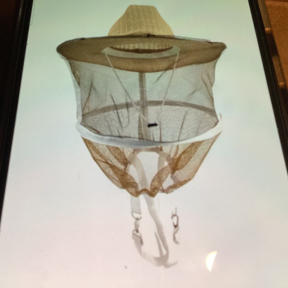 Aukbeefun Bee Veil Hat Beekeeping, High Visibility, Color Brown, White NEW - Picture 1 of 1